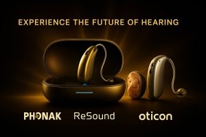 Phonak ,Resound, Oticon